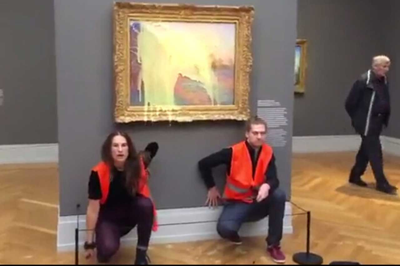 Екоактивісти облили картопляним пюре картину Клода Моне за 110 млн доларів