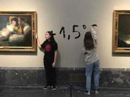 У музеї Прадо екоактивісти влаштували акцію біля картин Гойї